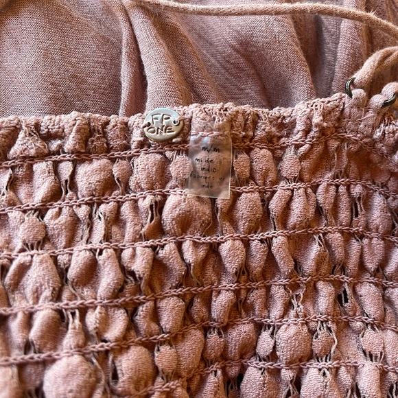 Free People Adella Pink-Nude Maxi Dress - Picture 8 of 9